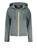 K-Way Felpa Zip Lara Brushed Pc Donna K8148KW Green Dk Jungle - Verde