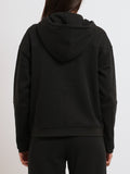 K-Way Felpa Zip Lara Brushed Pc Donna K8148KW Black Pure - Nero