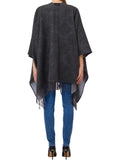 Liu Jo Poncho Donna 2F6042T2751 Antracite - Grigio
