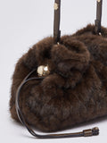 Liu Jo Borsa a Tracolla Donna AF6099E1168 Deep Brown - Marrone