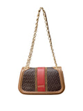 Liu Jo Borsa a Tracolla Donna AF6108E1141 Deep Brown - Marrone