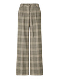 Liu Jo Pantalone Palazzo Donna CF6080T859A Sandy Big Check - Avorio