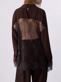 Liu Jo Camicia Casual Donna CF6125T866A New Moka - Marrone