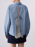 Liu Jo Camicia Casual Donna CF6196T816A Sky Seren/new Terrac - Celeste