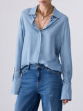 Liu Jo Camicia Casual Donna CF6207T2578 - Celeste