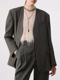 Liu Jo Giacca Donna CF6218T800A Dk.green Tweed - Grigio