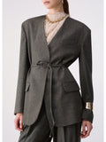 Liu Jo Giacca Donna CF6218T800A Dk.green Tweed - Grigio
