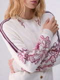 Liu Jo Cardigan Donna TF6093MS49I Bco Lana/tea Rose+vi - Bianco
