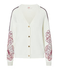 Liu Jo Cardigan Donna TF6093MS49I Bco Lana/tea Rose+vi - Bianco