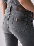 Liu Jo Jeans a Zampa Donna UF6015D0357 Denim Grey Hope Wash - Grigio