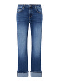 Liu Jo Jeans Straight Donna UF6225D0360 Den.blu Mid Comfort - Denim