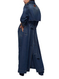 Liu Jo Trench Donna UF6503D0398 Den.blue Y2k Wash - Denim