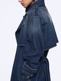 Liu Jo Trench Donna UF6503D0398 Den.blue Y2k Wash - Denim