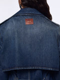 Liu Jo Trench Donna UF6503D0398 Den.blue Y2k Wash - Denim