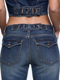 Liu Jo Jeans Bootcut Donna UF6516D0398 Den.blue Y2k Wash - Denim