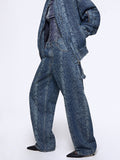 Liu Jo Jeans Straight Jeans Work Donna UF6519D0397 Den.blue Summ.animal - Denim