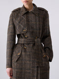 Liu Jo Cappotto Donna WF6006T677A Camel Check - Marrone
