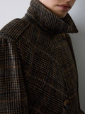 Liu Jo Cappotto Donna WF6006T677A Camel Check - Marrone