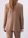 Liu Jo Blazer Donna WF6211T732A Camel Resca Mix - Beige
