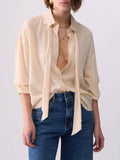 Liu Jo Camicia Casual Donna WF6330T2578 Panna - Bianco