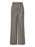 Liu Jo Pantalone Palazzo Donna WF6336T728A Mini Pied De Poule - Avorio
