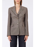 Liu Jo Blazer Donna WF6344T728A Mini Pied De Poule - Avorio