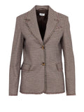 Liu Jo Blazer Donna WF6344T728A Mini Pied De Poule - Avorio