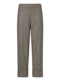 Liu Jo Pantalone Capri Donna WF6359T728A Mini Pied De Poule - Avorio