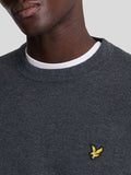 Lyle & Scott Pullover Uomo KN2110VC Charcoal Marl - Grigio