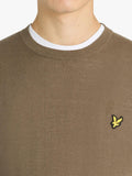 Lyle & Scott Pullover Uomo KN2110VC Khaki Ash - Verde