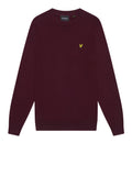 Lyle & Scott Pullover Uomo KN2110VC Burgundy - Bordeaux