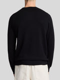 Lyle & Scott Pullover Uomo KN2110VC Jet Black - Nero