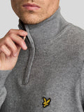 Lyle & Scott Pullover Uomo KN2112VC Mid Grey Marl - Grigio