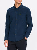 Lyle & Scott Camicia Casual Flannel Uomo LW1920V - Blu