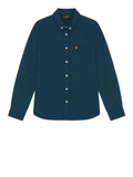 Lyle & Scott Camicia Casual Flannel Uomo LW1920V - Blu