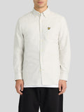 Lyle & Scott Camicia Casual Oxford Uomo LW2112VT Glacier Grey - Avorio