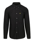 Lyle & Scott Camicia Casual Oxford Uomo LW2112VT Jet Black - Nero