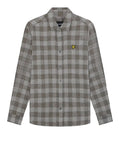 Lyle & Scott Camicia Casual Uomo LW2520V Static Grey - Grigio