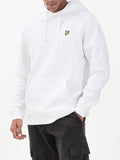 Lyle & Scott Felpa Cappuccio Uomo ML1139V White - Bianco
