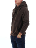 Lyle & Scott Felpa Cappuccio Uomo ML1139V Ebony - Marrone