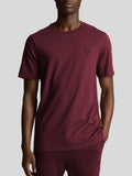 Lyle & Scott T-shirt Uomo TS2255TONT Fairway Burgundy - Bordeaux