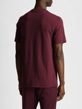 Lyle & Scott T-shirt Uomo TS2255TONT Fairway Burgundy - Bordeaux