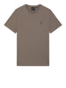 lyle scott t shirt uomo ts2255tont mink taupe marrone 169360319