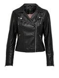 Only Giubbino di Pelle Onlgemma Faux Leather Donna 15153079 Black - Nero