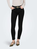 Only Jeans Skinny Onlblush Donna 15167313 Black Denim - Nero