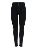 Only Jeans Skinny Onlblush Donna 15167313 Black Denim - Nero