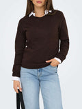 Only Pullover Onlrica Donna 15204279 Chocolate Torte - Marrone