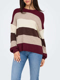 Only Pullover Onlatia Donna 15220044 Zinfandel - Bordeaux