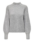 Only Pullover Donna 15248289 Light Grey Melange - Grigio