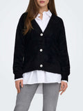 Only Cardigan Onlella Piumo Donna 15259564 Black - Nero